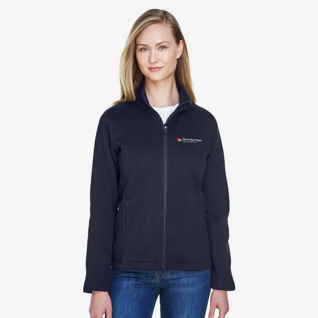 Women's Bristol Full-Zip Sweater Fleece Jacket - DG793W