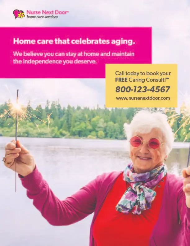 Home Care Celebrates Aging Full Page Ad - Version 1
