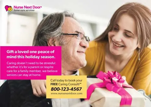 Holidays and Services Half Page Ad