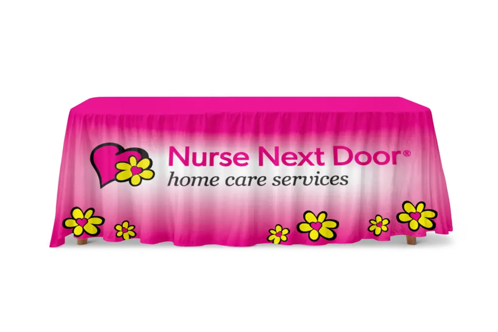 Nurse Next Door Draped Table Throw
