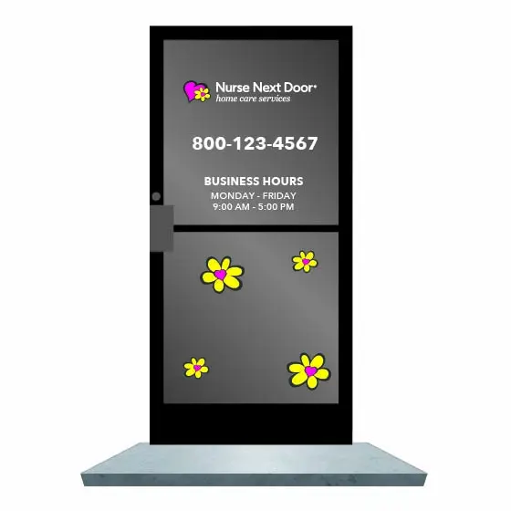 Nurse Next Door Exterior Door