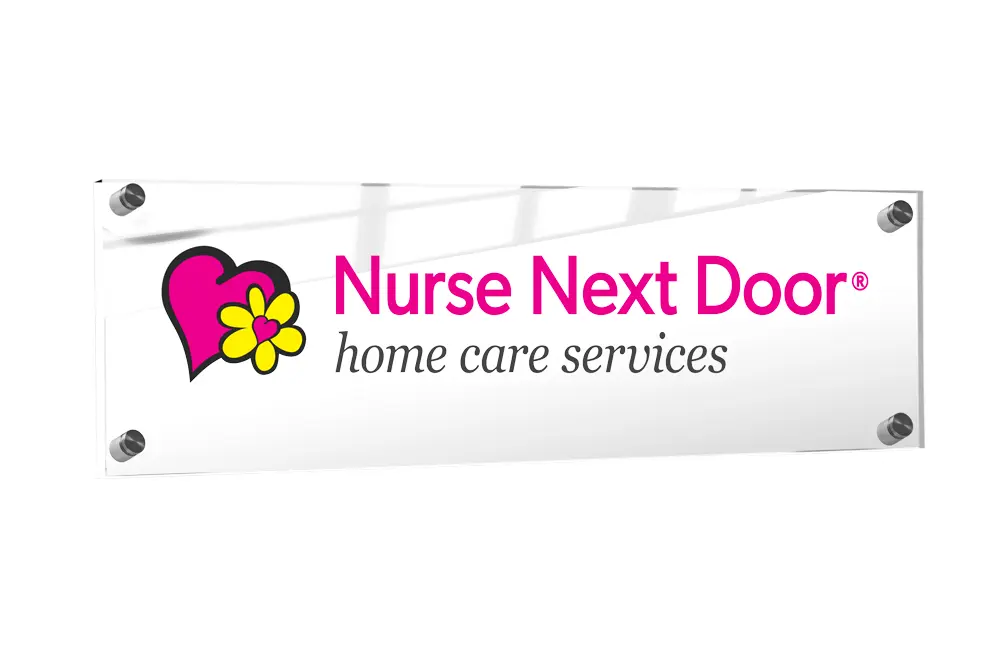 Nurse Next Door Acrylic Sign