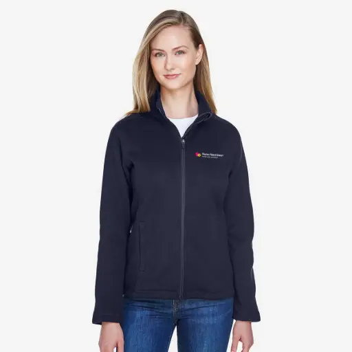 [APP-NNDDJ-DG793W] Women's Bristol Full-Zip Sweater Fleece Jacket - DG793W