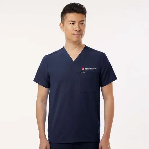 Men's Holmes Everyday 1-Pocket Scrub V-Neck Top - M10001
