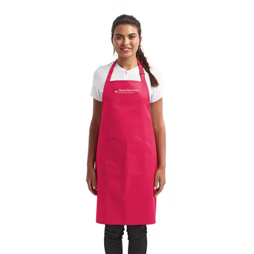 [APP-NND-ART-RP154] Recycled Pocket Bib Apron - RP154