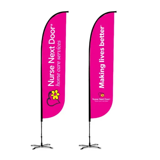 Nurse Next Door Feather Flag