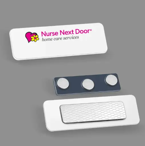 [NND-NAMETAG] Nurse Next Door Plastic Name Tag (sets of 12)