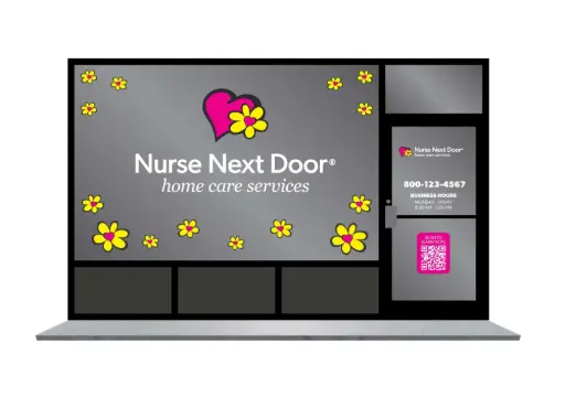 [NND-WIN-2] Nurse Next Door Window Graphics - Option 2