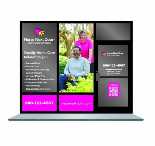 [NND-WIN-3] Nurse Next Door Window Graphics - Option 3