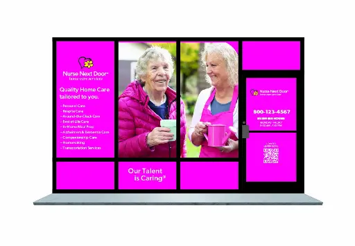 Nurse Next Door Window Graphics - Option 5