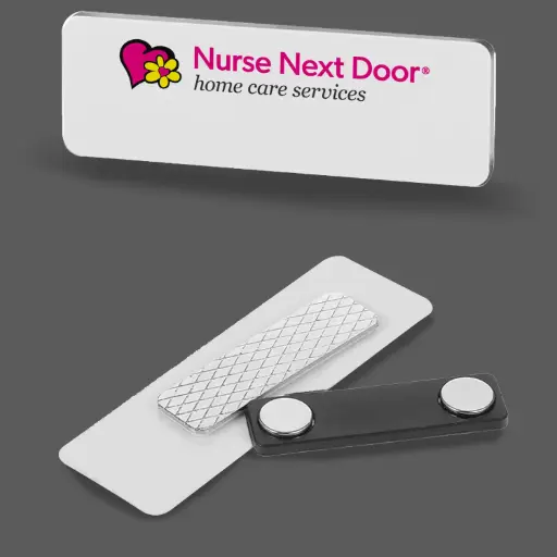 Nurse Next Door Metal Name Tag 